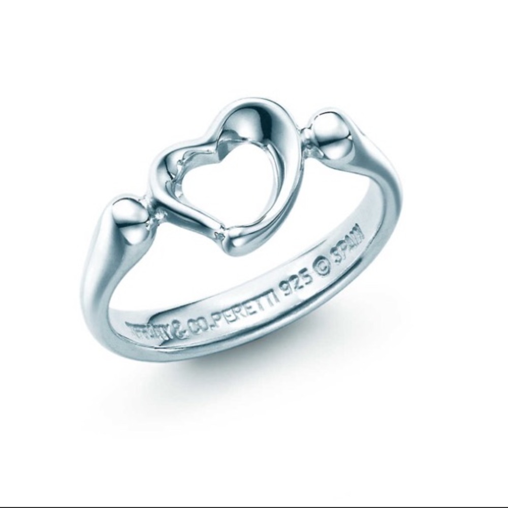 Tiffany & Co Elsa Peretti Open Heart Ring